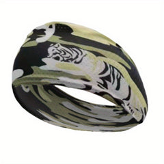 Men's Ice Silk Sports Headband Camouflage Elastic