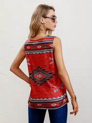  Southwestern Print Tank Top