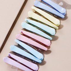 12pcs Plastic Hair Clips Candy Strong Hold Grip Hair Jaw Clip For Thick Hair