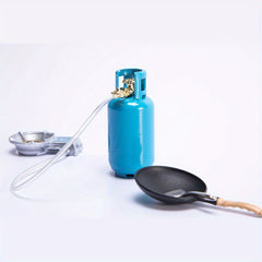 Mini Roadside Stall Model Accessories 1:12 Gas Can Stove Pot Shovel Decoration