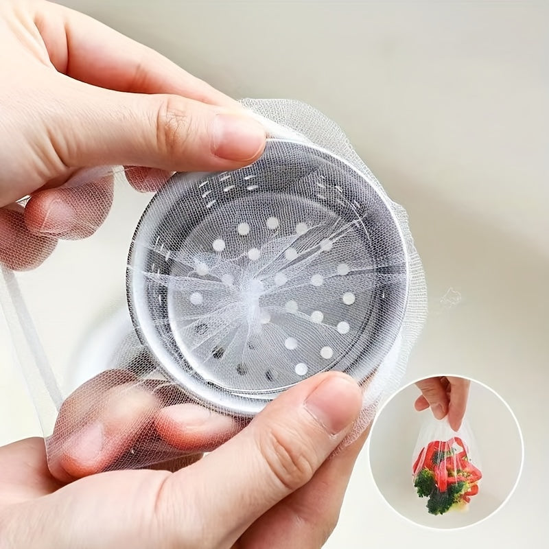 100pcs Disposable Sink Strainer Trash Bag Sink Filter Mesh Bag