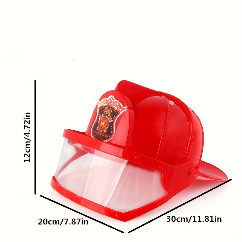 Firefighter Role Play Set with Hats & Water Guns for Kids