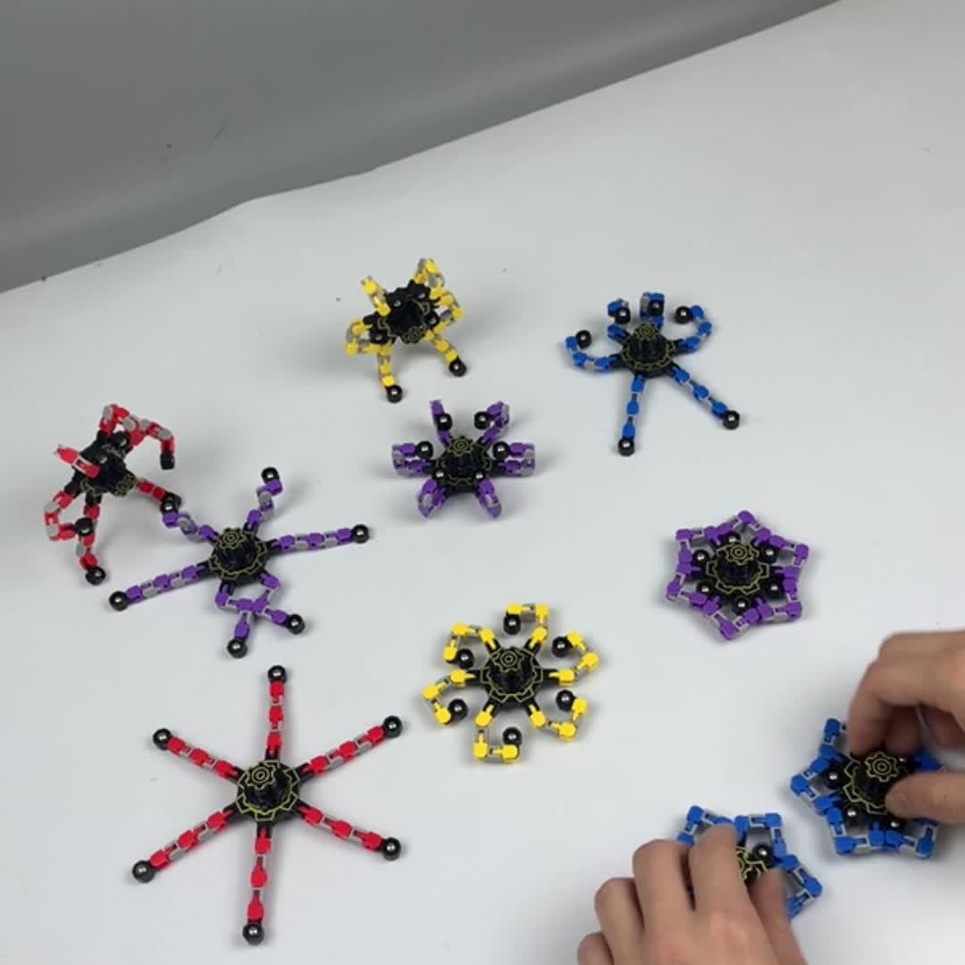 16pcs Mechanical Gyroscope Robot Set for Young People