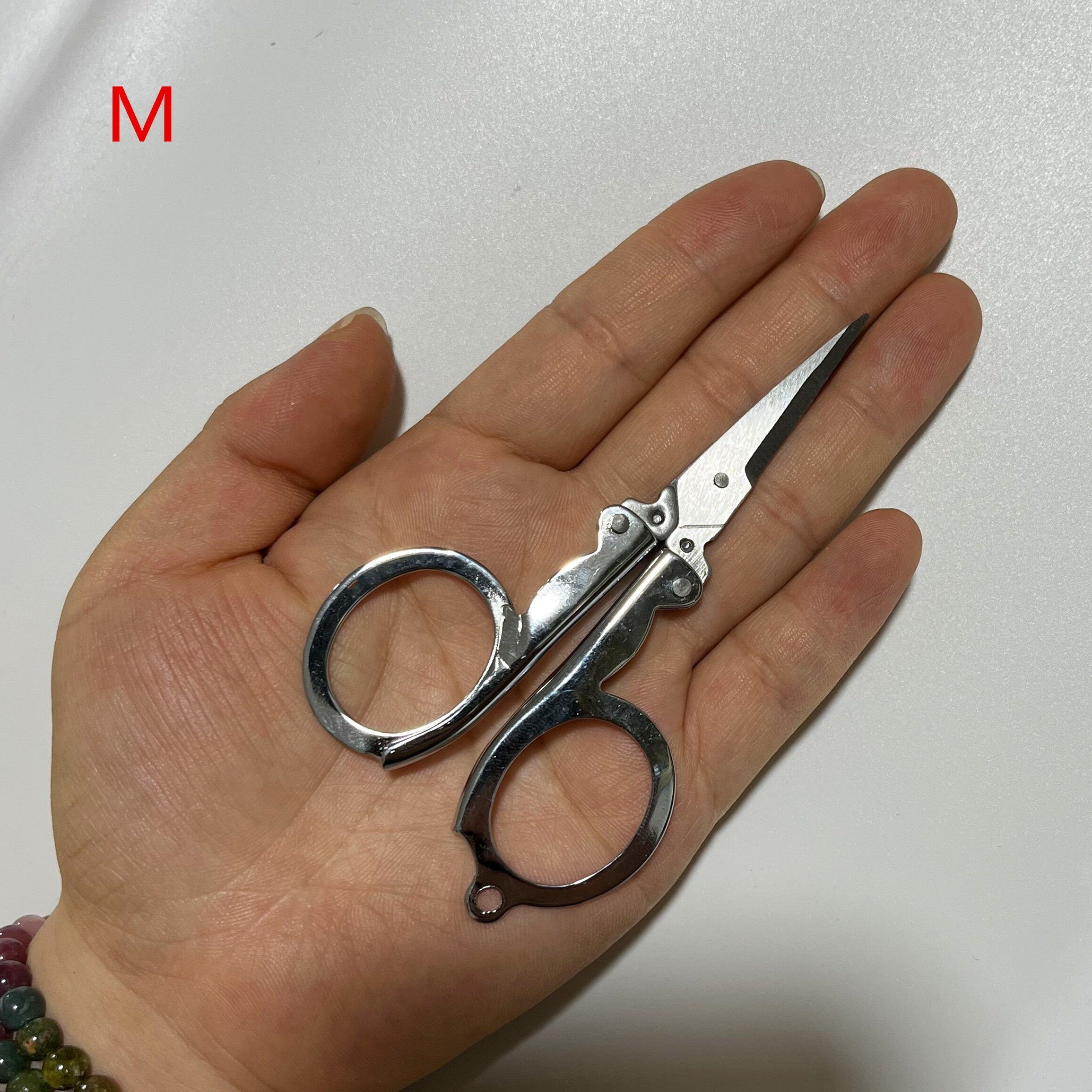 Portable Stainless Steel Scissors for Travel and Emergencies