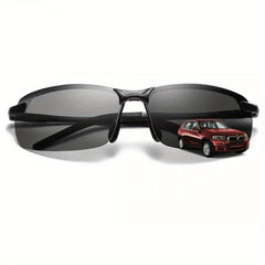 Men's Polarized Driving Sunglasses Dual use PC Glasses