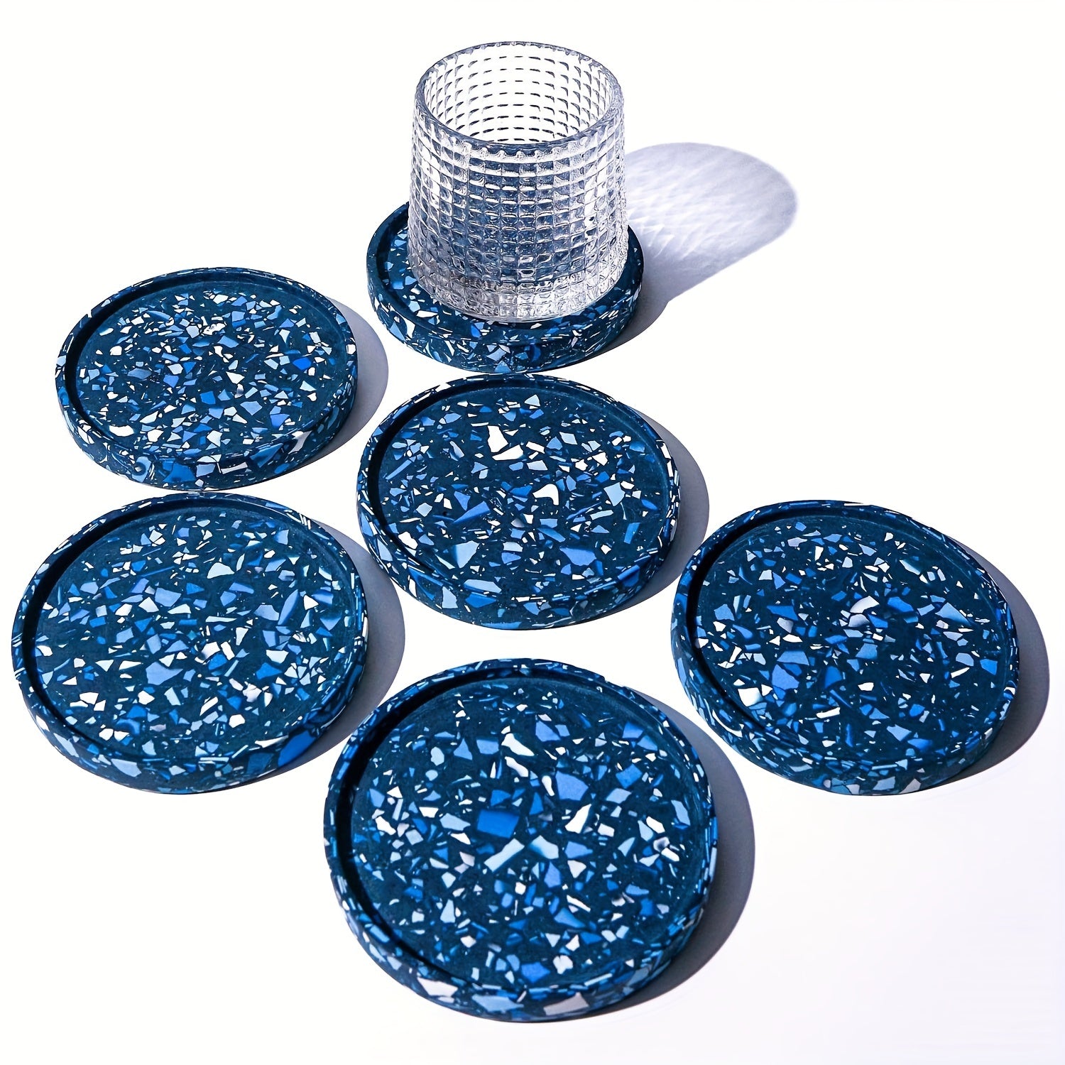 DIY Round Coaster Silicone Mold for Resin Cement