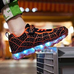 LED Light Up Sneakers Comfy Non Slip Chunky Shoes for Kids Outdoor