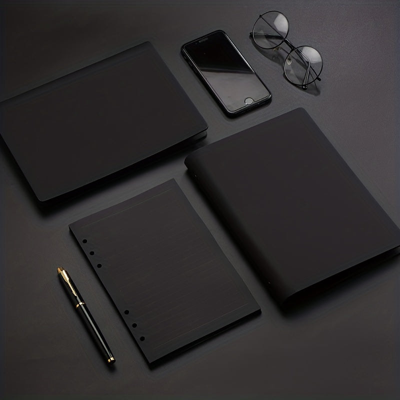 A5 Faux Leather Notebook Blank Inner Page