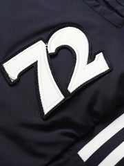 Men's Print Windbreaker Jacket Casual Baseball Collar Coat