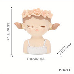 Flower Fairy Garden Statue Resin Ornament Decoration