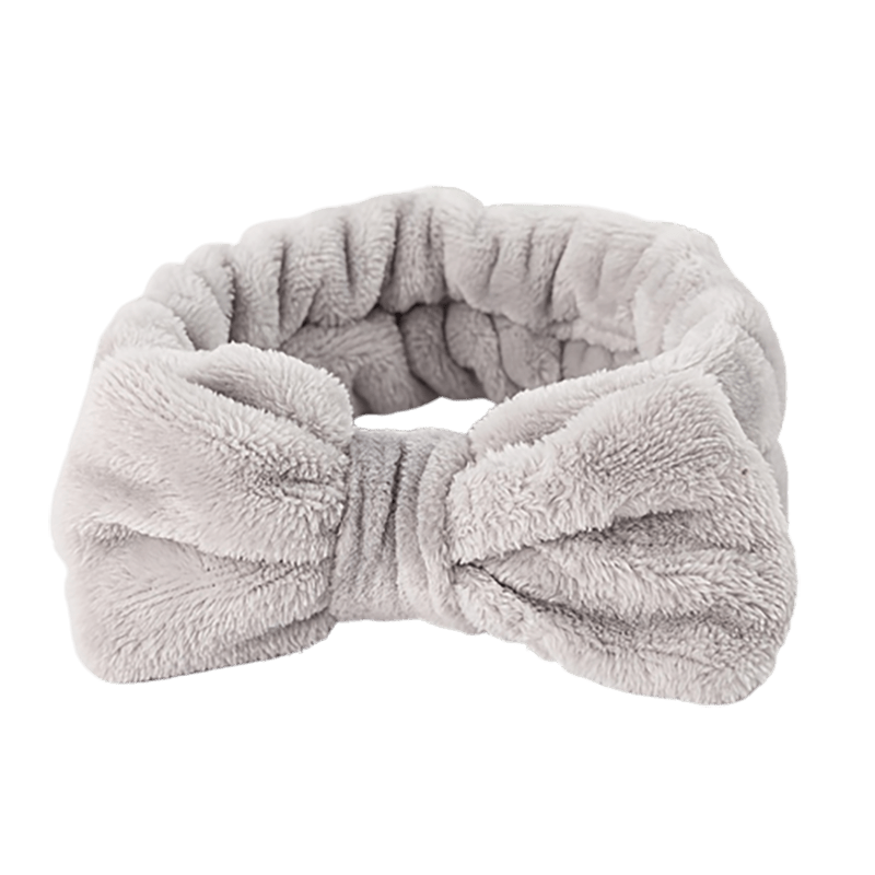 Soft Coral Fleece Spa Headband for Women Girls Skincare Shower