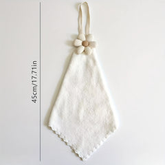 Absorbent Hanging Hand Towel - Soft Polyester - Neutral Colors