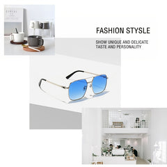 Square Women's Sunglasses Metal Big Frame Sun Glasses Women Retro