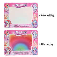 Magic Water Canvas for Kids Portable Art Toy with Underwater Theme