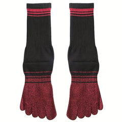 4pcs Cotton Five Finger Crew Socks for Men Women Sports