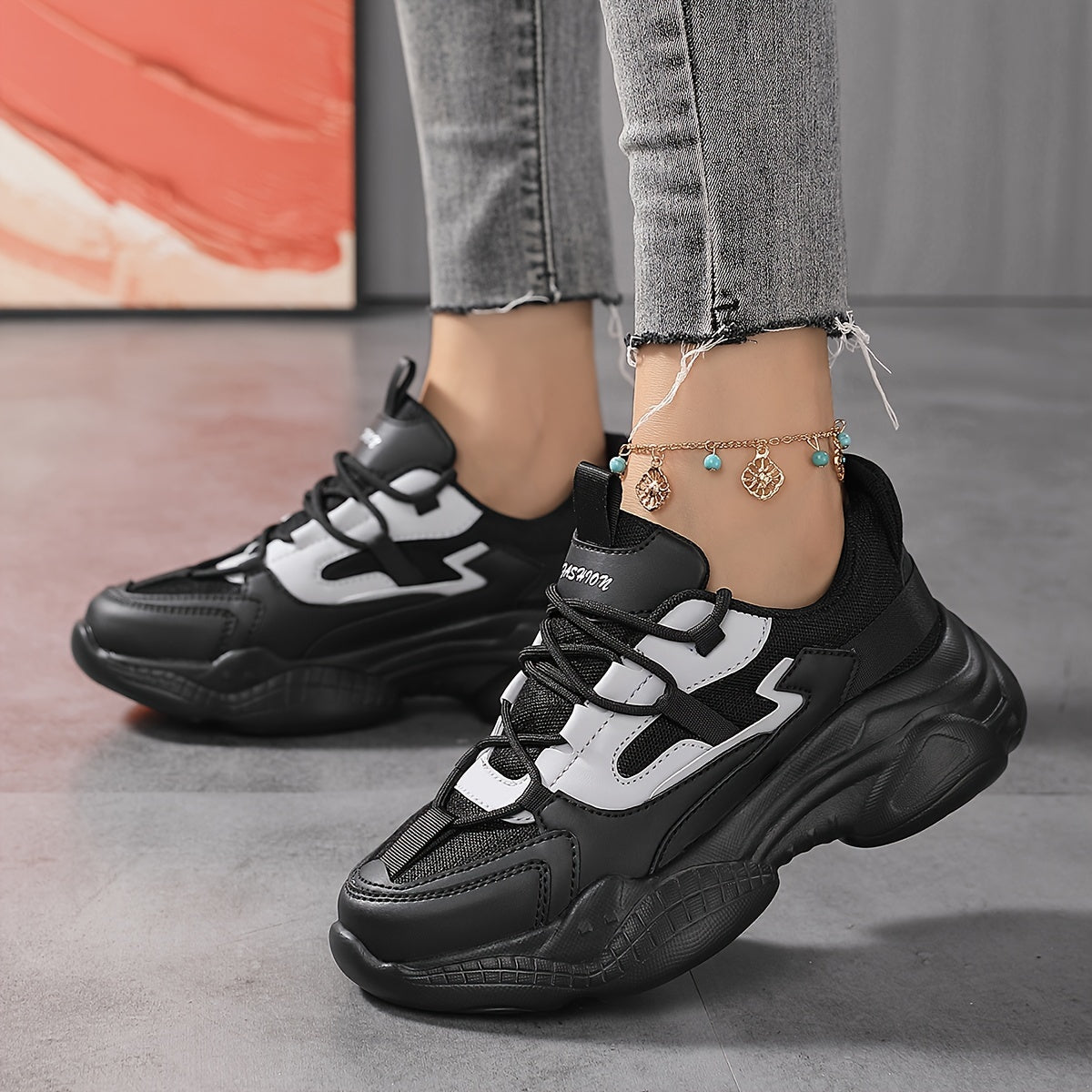 Women's Thick-soled Comfortable Casual Sports Shoes for Outdoor Running