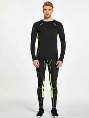 Compression Training Suit Long Sleeve Shirt Pants