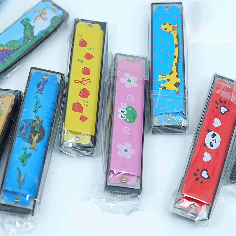 5pcs Harmonica Toy Gift 16 Holes Harmonicas Party Favor for Goodie Bags