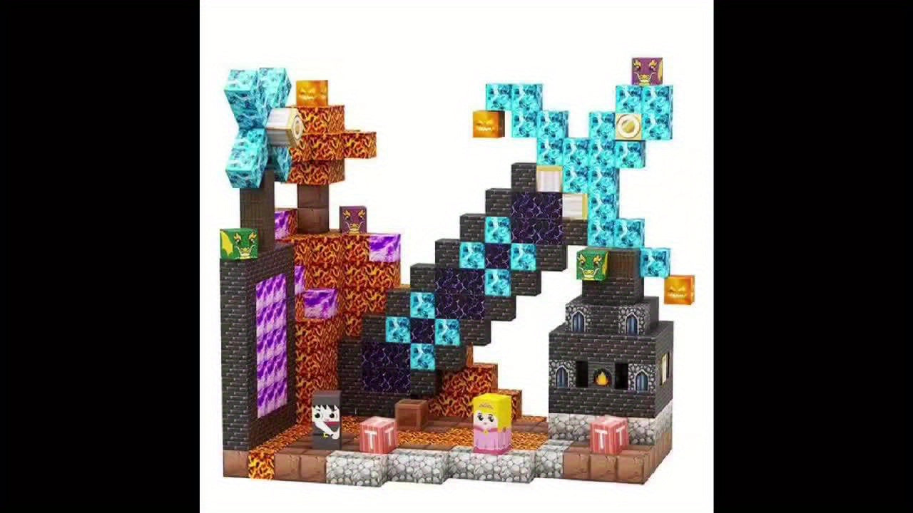 108pcs Magnetic Building Toy Set Creative ABS Blocks Ideal Gift for Kids