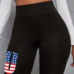  Independence Casual Shorts High Rise Biker Shorts