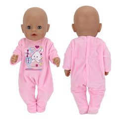Colorful Doll Clothes 17 Inch 43Cm Dolls Onesie Outfit Separately