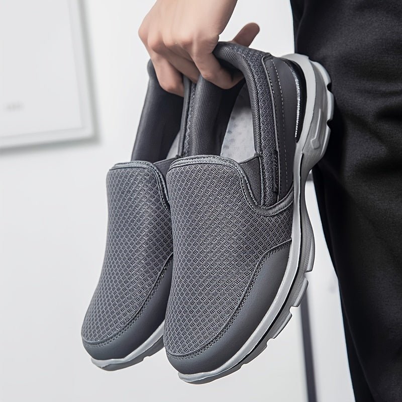 Men's Breathable Slip-On Loafer Shoes Lightweight Sneakers