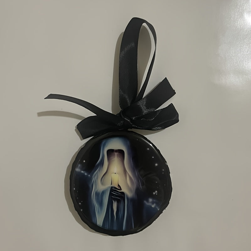 Wood Slice Christmas Tree Pendants Holiday Decoration