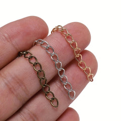 30pcs Bulk Bracelet Necklace Extension Chains 1.969in for DIY Jewelry Making