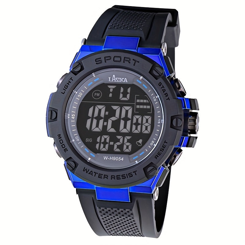 LASIKA Kids Digital Sport Watch Red LED Display Multiple Modes Stopwatch Alarm