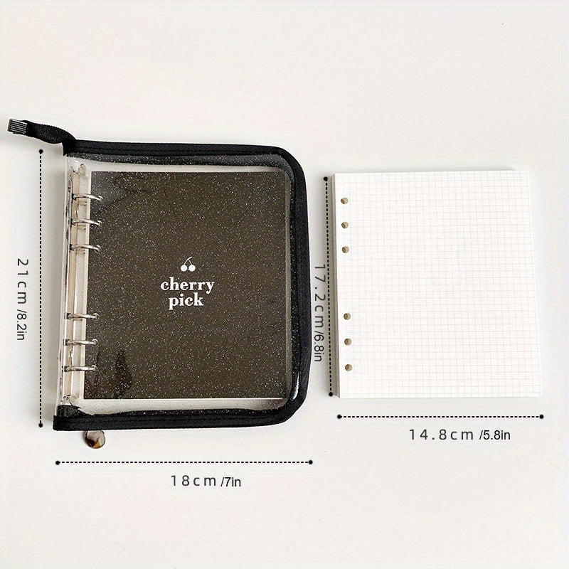 Flash Zipper Journal Diary Notebook - Blank Square Diary
