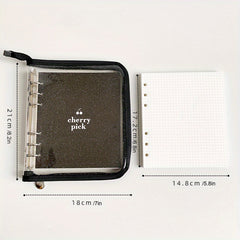 Flash Zipper Journal Diary Notebook - Blank Square Diary