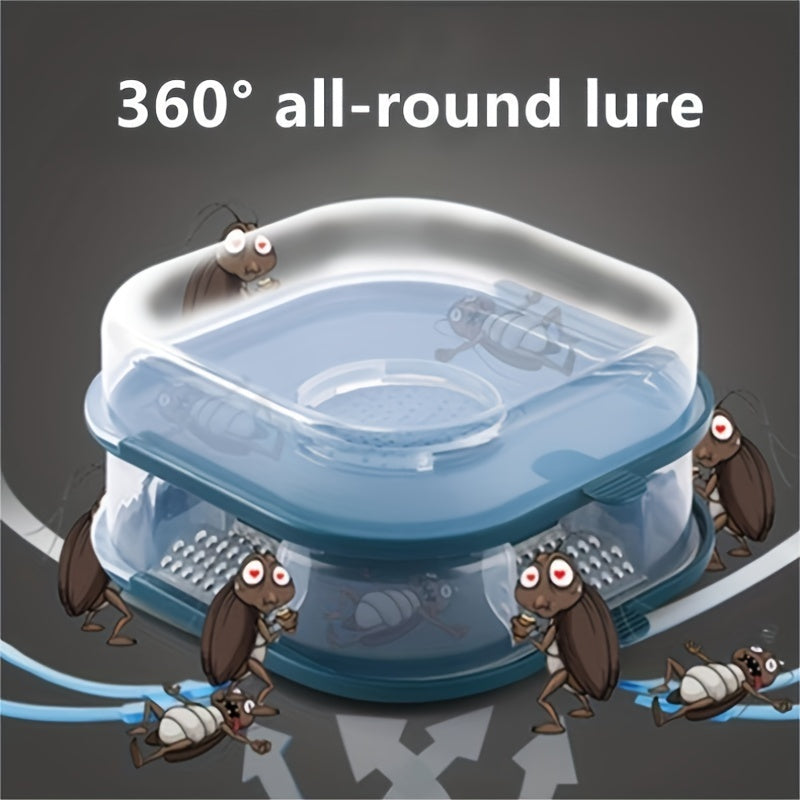 Reusable Cockroach Traps Box Roach Killer Bait for Pest Control