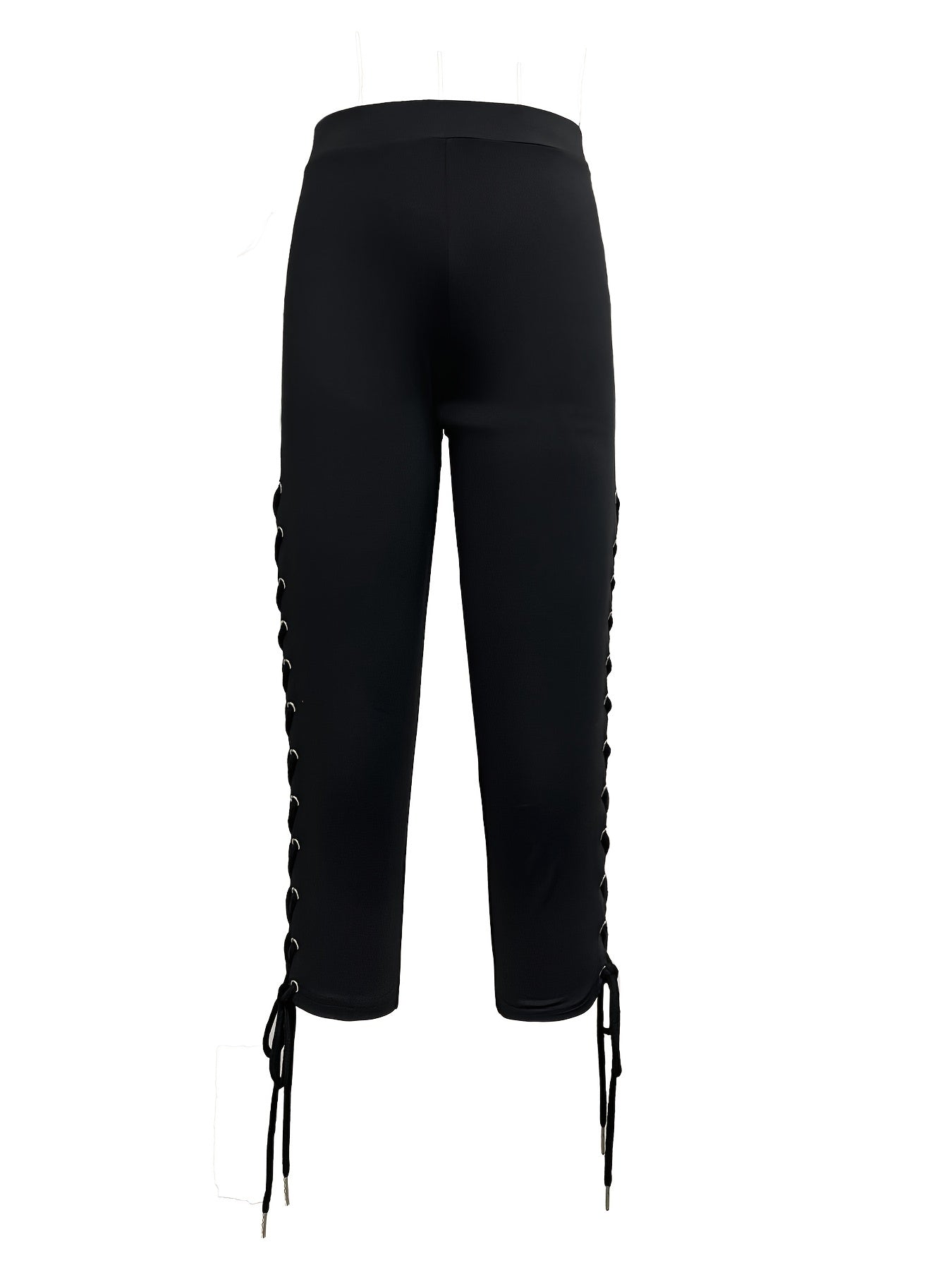 Casual Striped Spaghetti Strap Top & Drawstring Pants Set