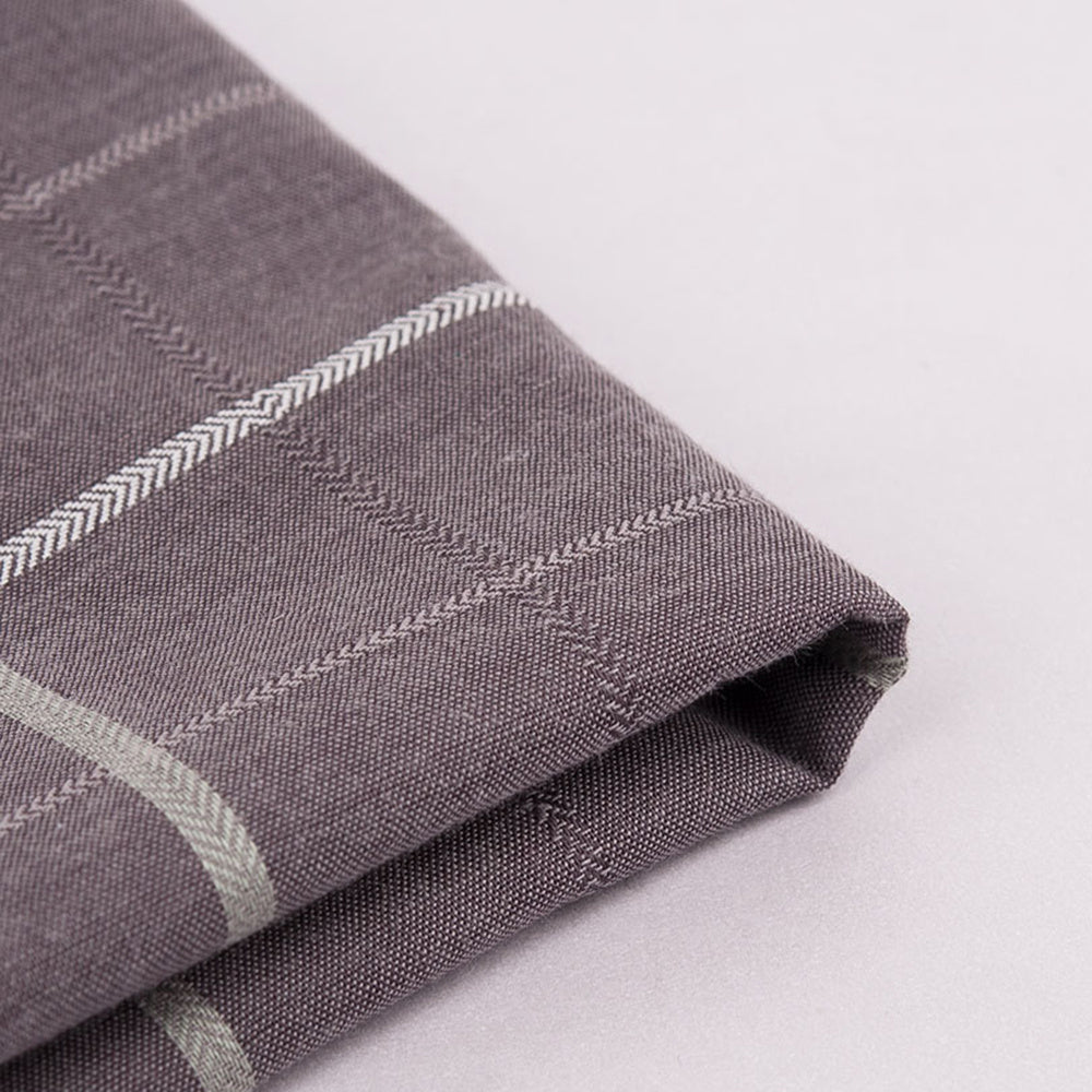 3pcs Men's Striped Pocket Handkerchief - Lightweight Business