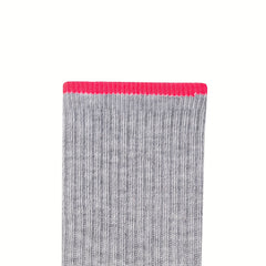 Colorblock Sports Socks Breathable Mid Tube Women's Stockings