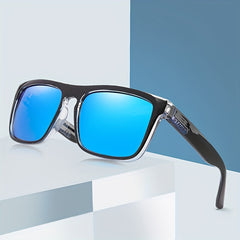 Square Frame Sports Polarized Sunglasses For Men