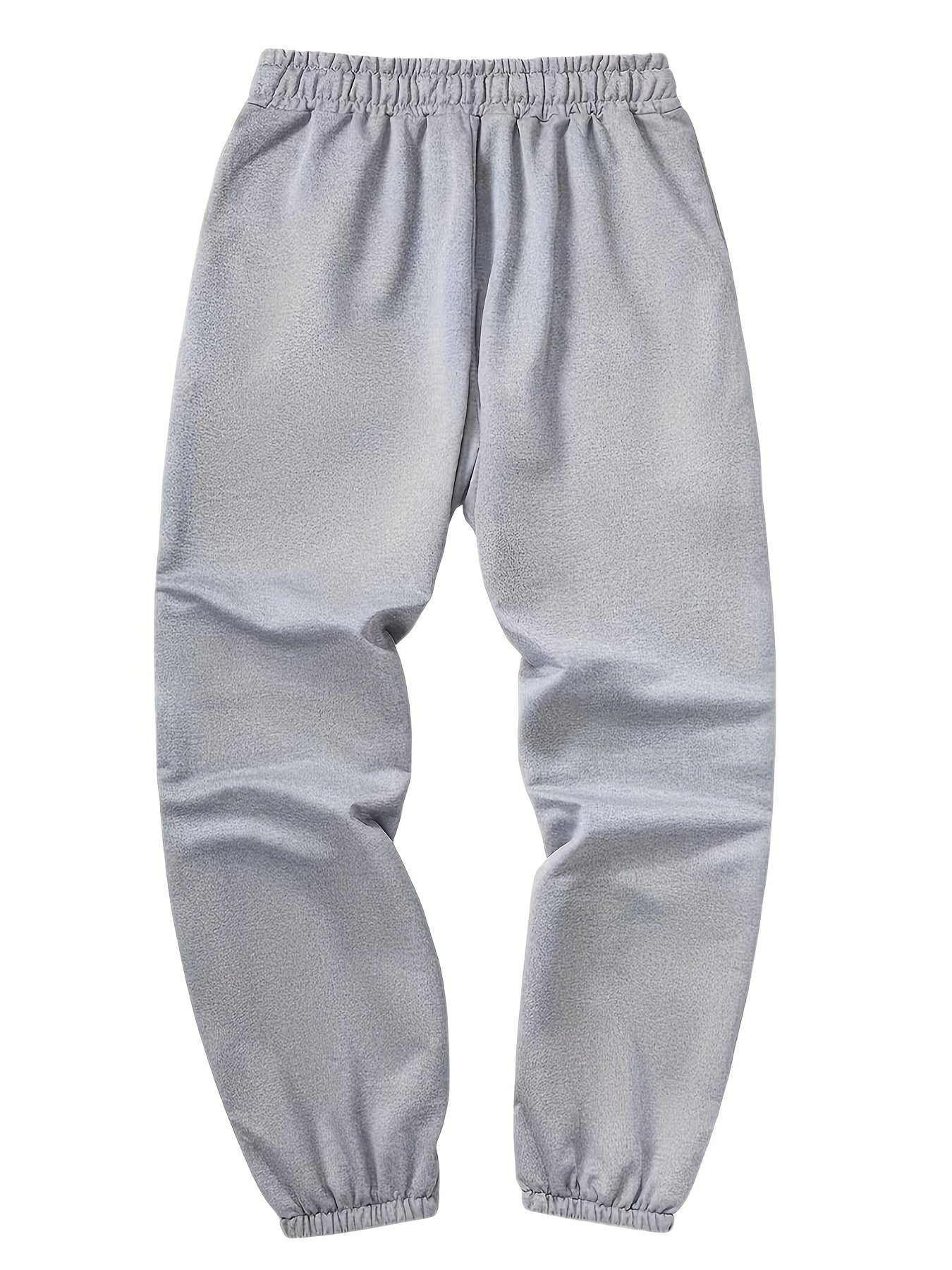 Men s Drawstring Pocket Sweatpants Casual Comfy Jogger Pants