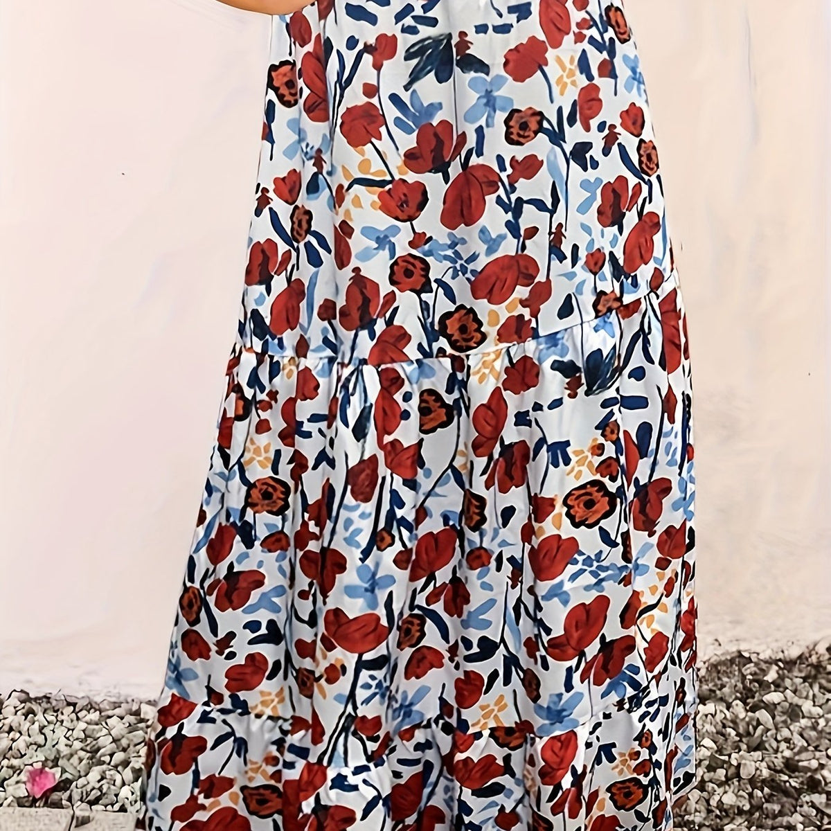  Women's Boho Smock Maxi Skirt
