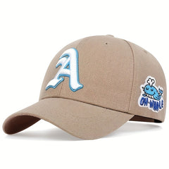 Gothic Cartoon Dolphin Embroidery Baseball Cap