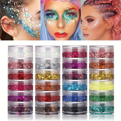 Iridescent Body Glitter - Carnival Makeup