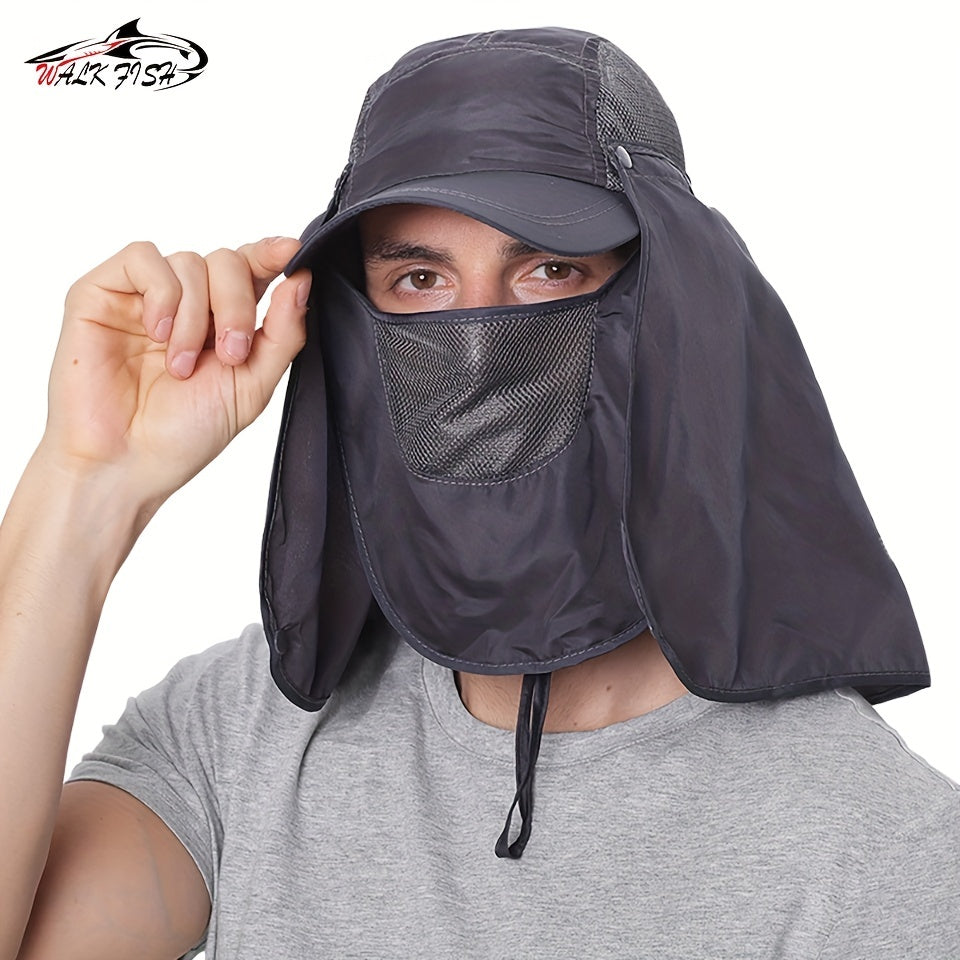 1pc Unisex Sun Protection Baseball Cap for Fishing