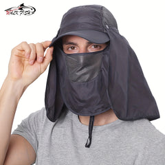 1pc Unisex Sun Protection Baseball Cap for Fishing