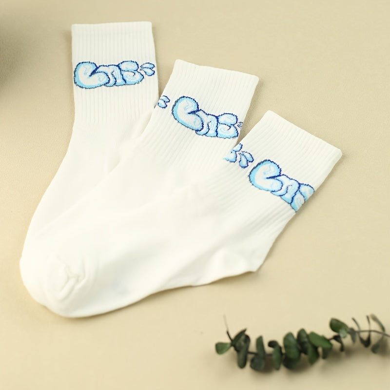 Cartoon Print Socks Women's Stockings & Hosiery