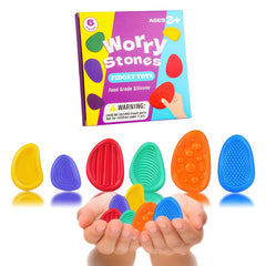 6pcs Children's Sensory Stone Box Set for Emotional Soothing