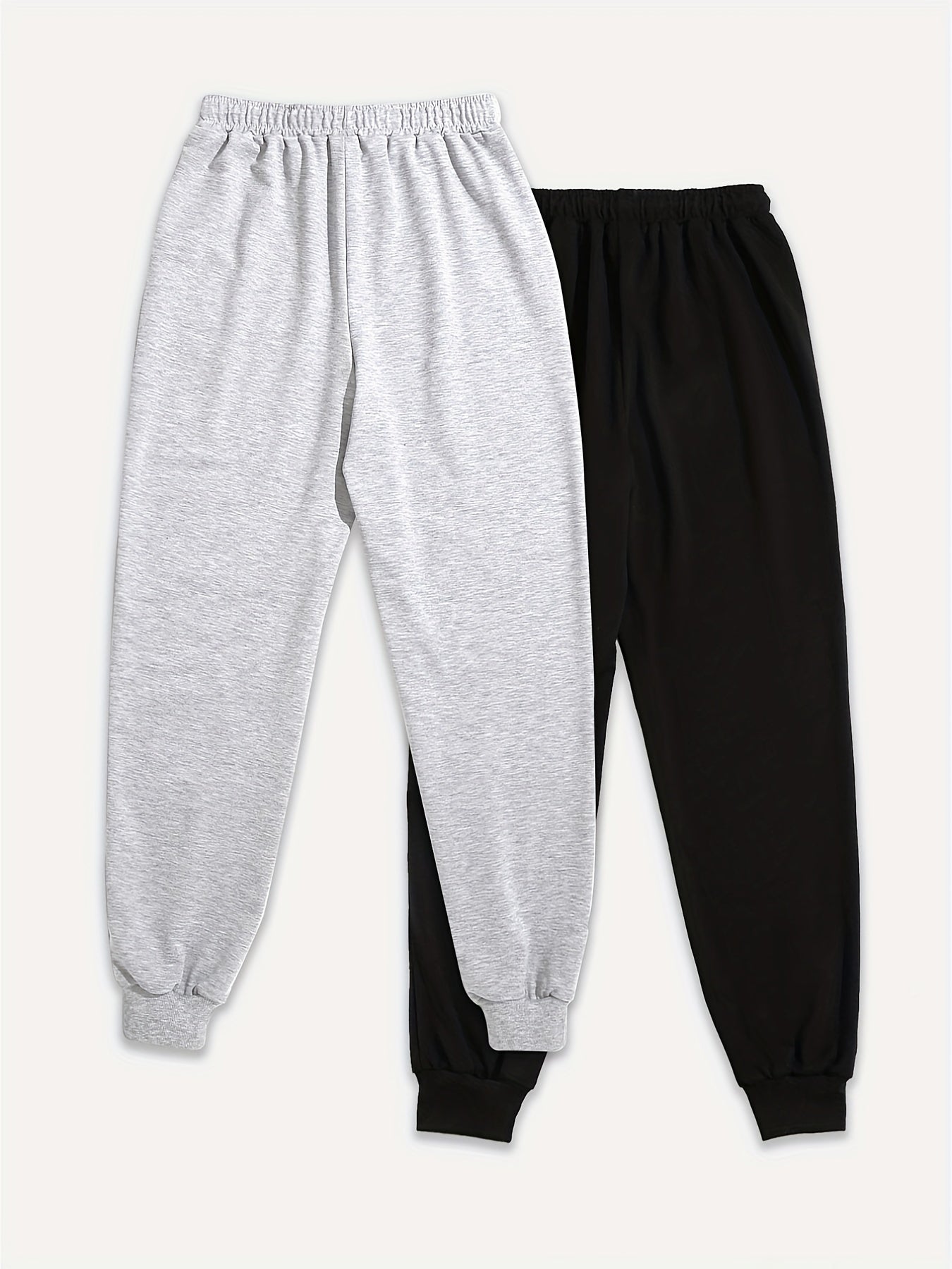 2 Pack Plus Size Butterfly Print Sports Pants Set
