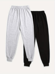 2 Pack Plus Size Butterfly Print Sports Pants Set
