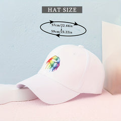 Colorful Lip Baseball Cap for Sun Protection