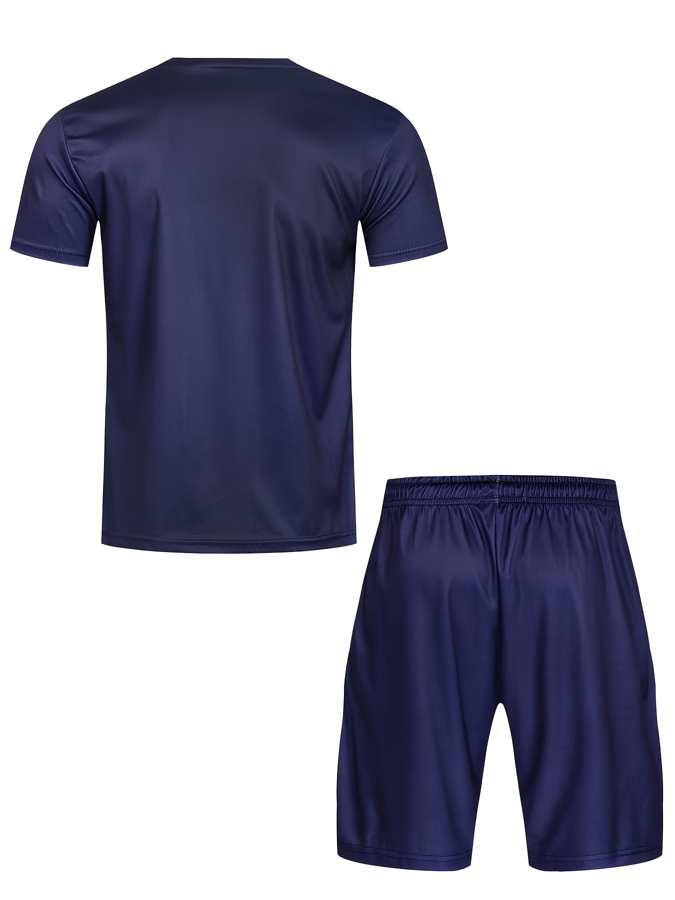 Men's 2 Piece Outfits Short Sleeve T-shirt & Casual Shorts Set