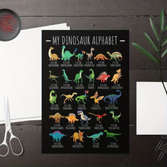 Kids Dinosaur Alphabet Wall Sticker Room Decor