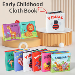 6pcs Cloth Books for Toddlers Vibrant Animal & Educational Themes